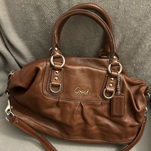 Women’s Brown Leather Coach Bag